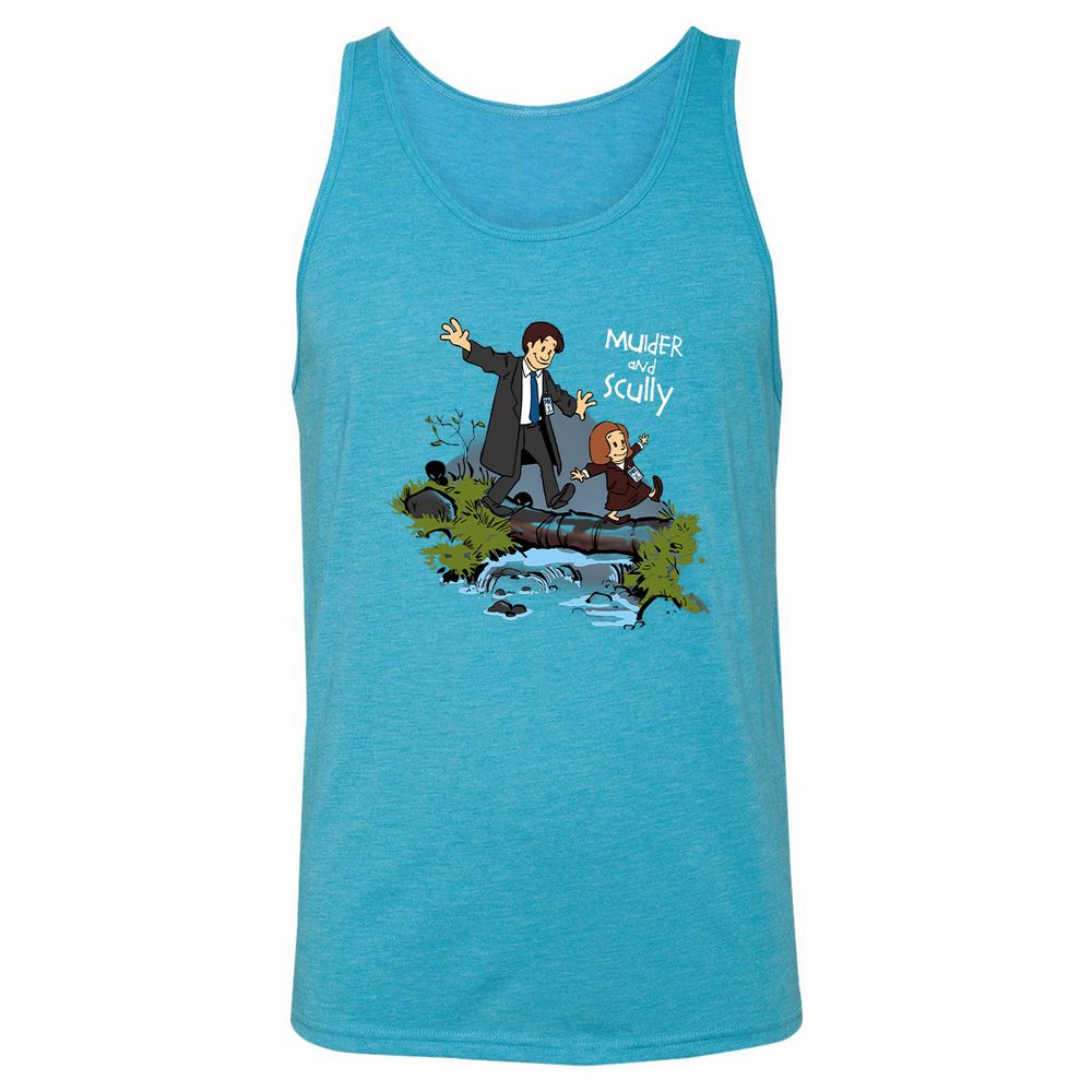 Unisex Jersey Tank - Y7FVVFWZ - Aqua Triblend - 3
