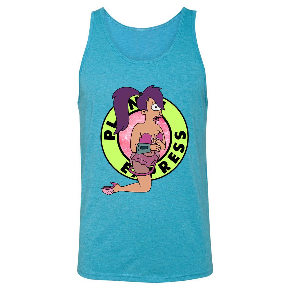 Unisex Jersey Tank - LZ147QQK - Aqua Triblend - 3