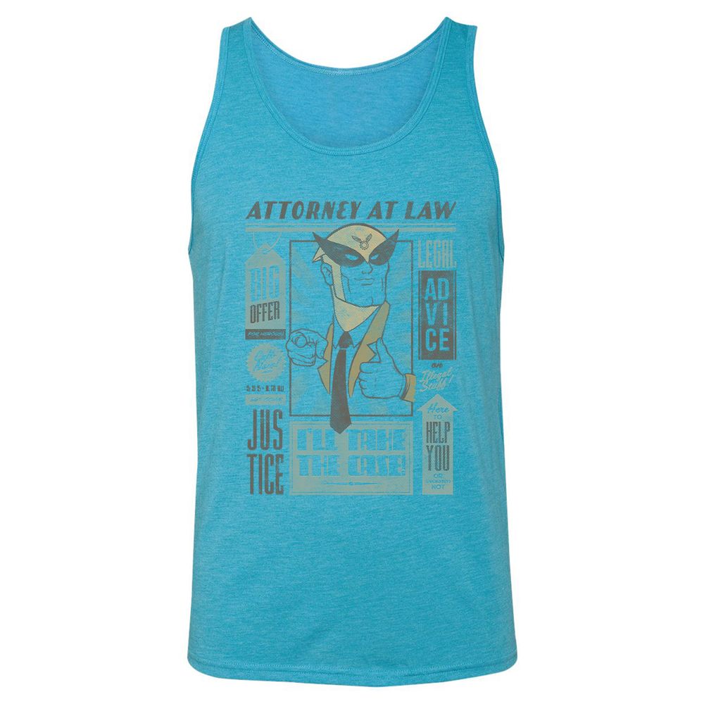 Unisex Jersey Tank - RYZ1QY46 - Aqua Triblend - 3