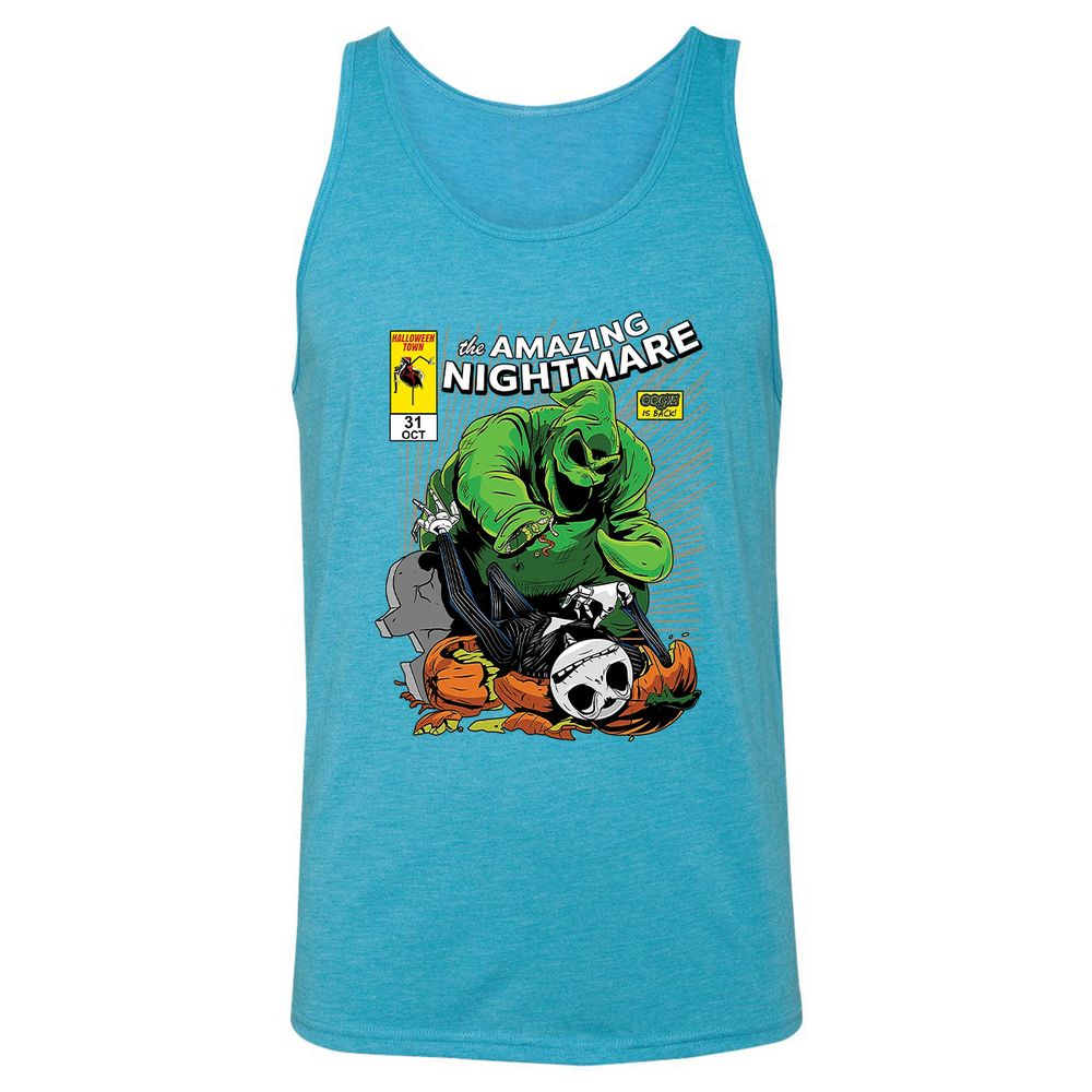 Unisex Jersey Tank - EKBRWRTV - Aqua Triblend - 3