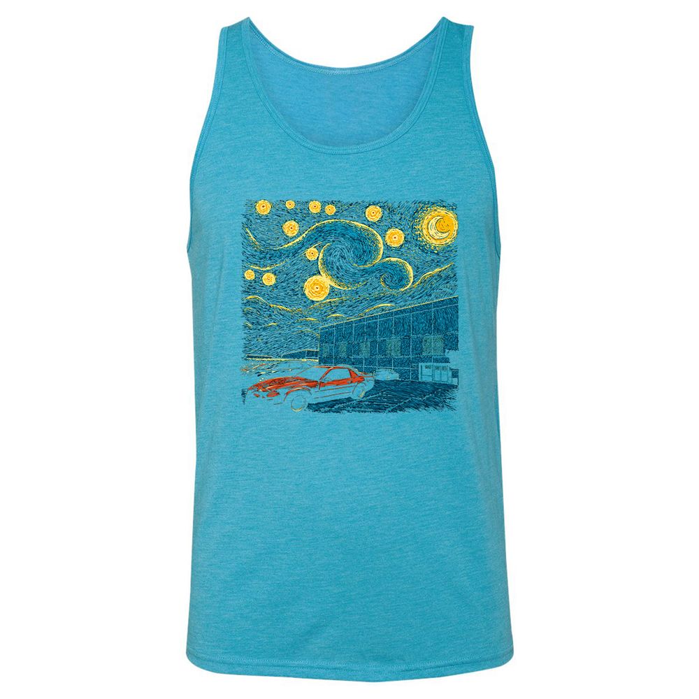 Unisex Jersey Tank - XV4UEAQK - Aqua Triblend - 3