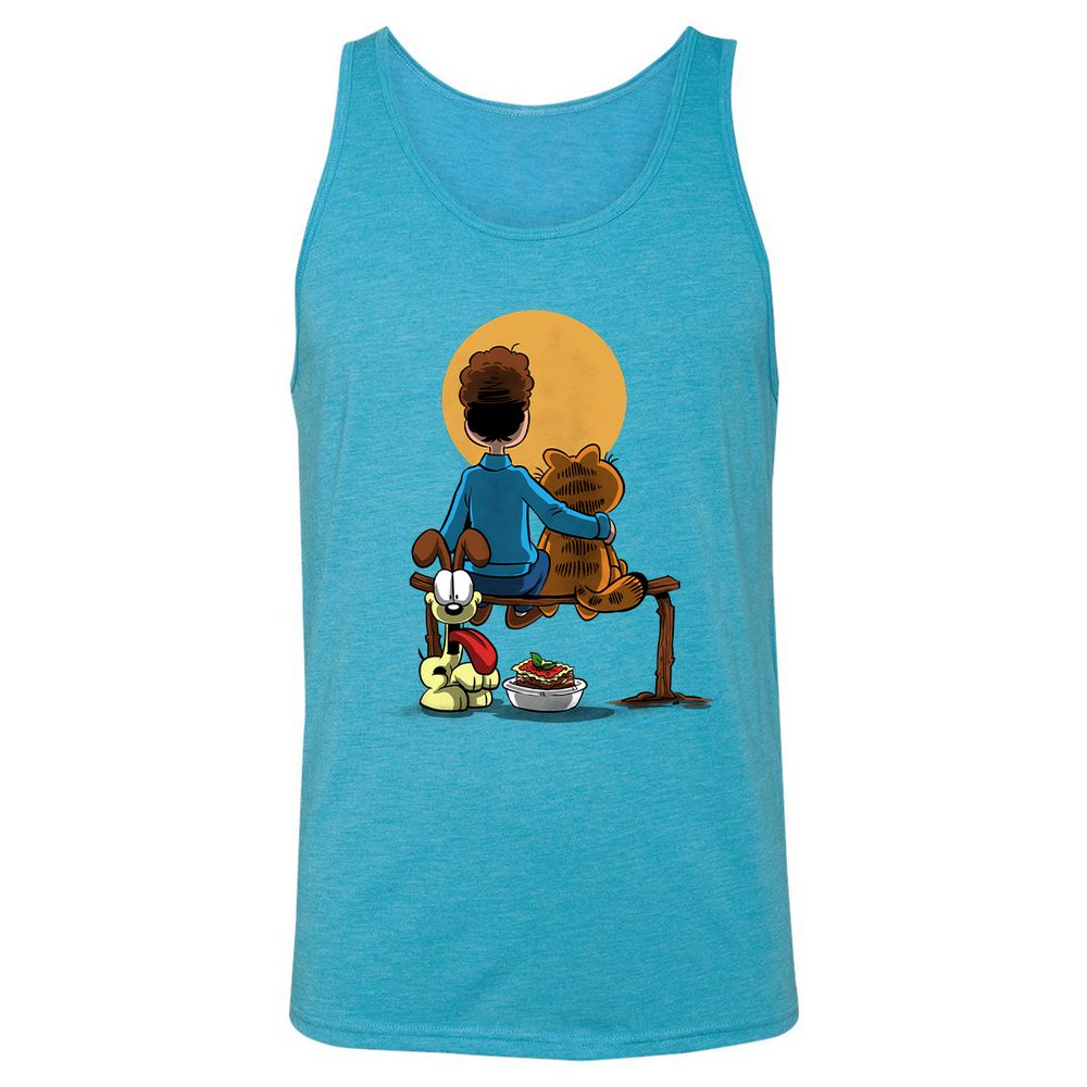 Unisex Jersey Tank - 7TUQ4R2V - Aqua Triblend - 3