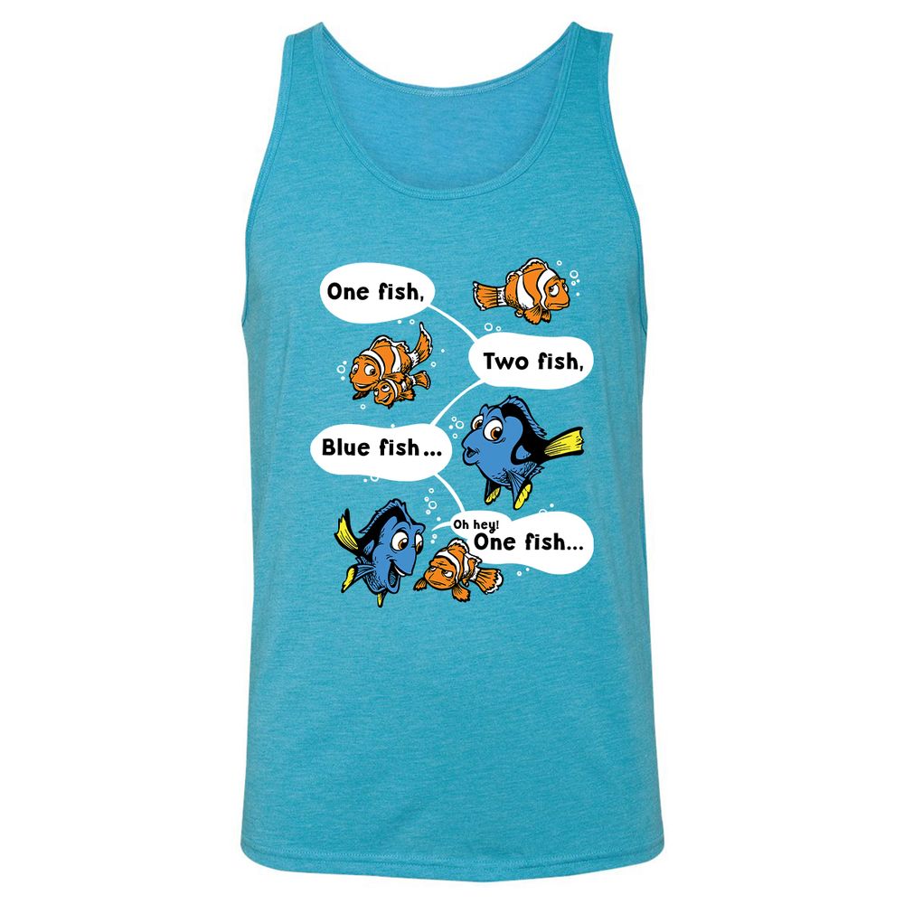 Unisex Jersey Tank - GSGFXKVZ - Aqua Triblend - 3
