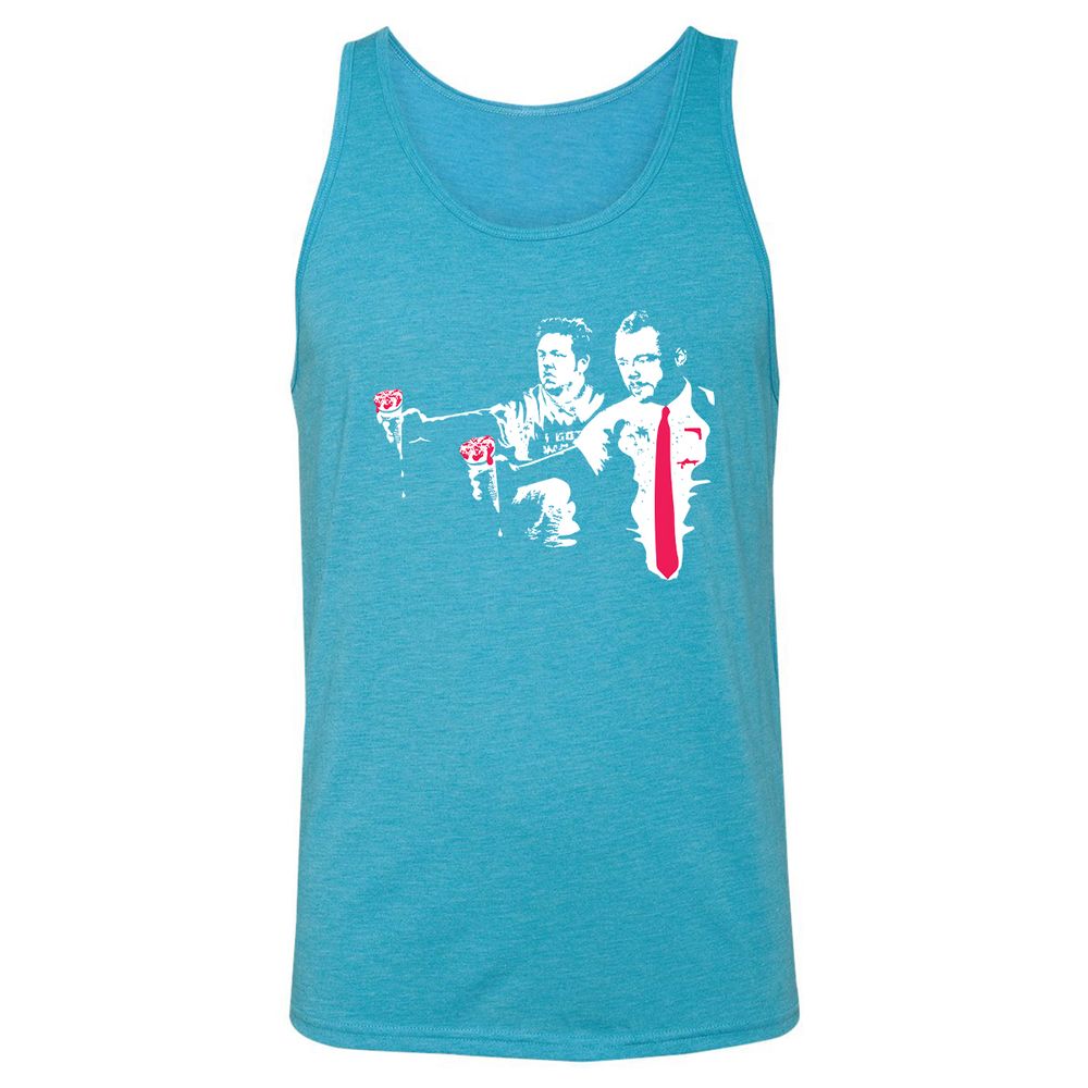 Unisex Jersey Tank - C5D6XTQS - Aqua Triblend - 3