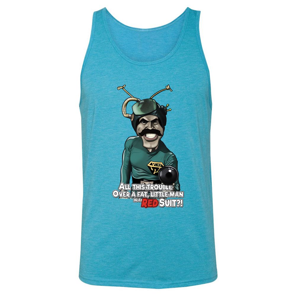 Fatman with red suit - Aqua Triblend - 3