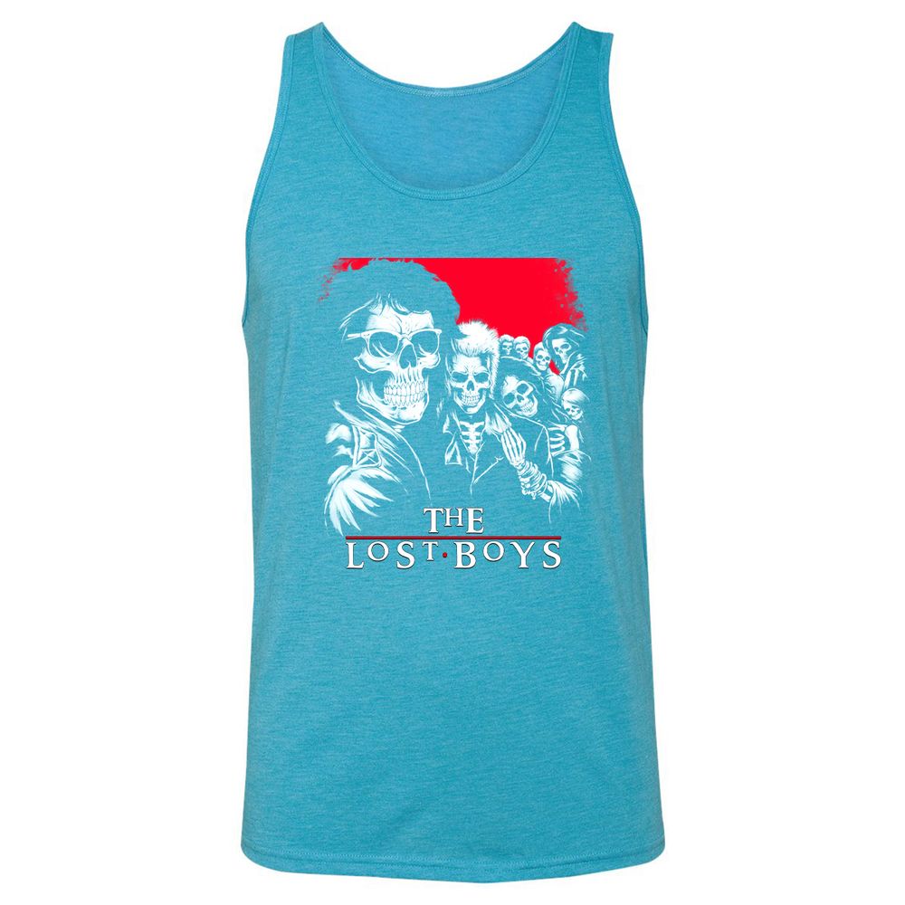 Unisex Jersey Tank - 3FUFJE37 - Aqua Triblend - 3