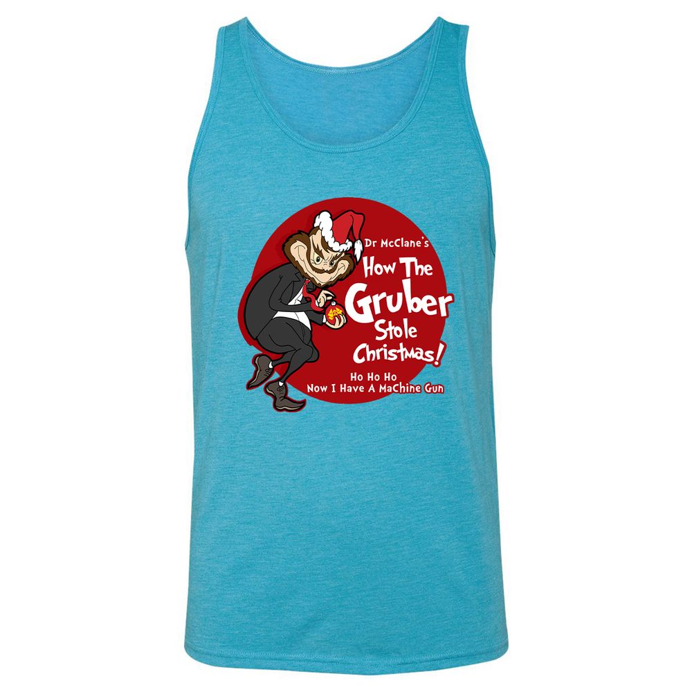 Unisex Jersey Tank - 8FQNWF9S - Aqua Triblend - 3