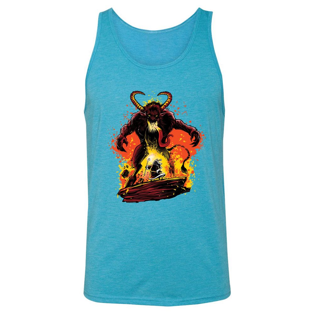 Unisex Jersey Tank - 9DMWQJN1 - Aqua Triblend - 3