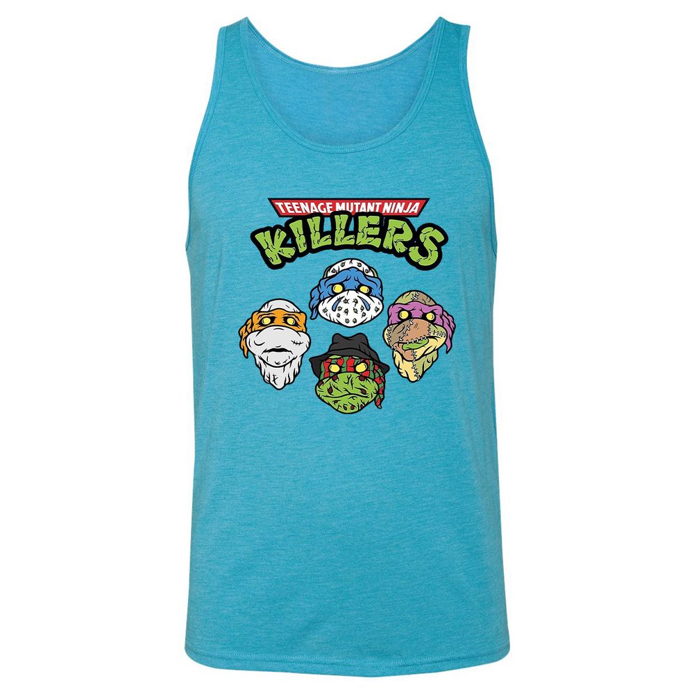 Unisex Jersey Tank - 8EMSQ8P5 - Aqua Triblend - 3