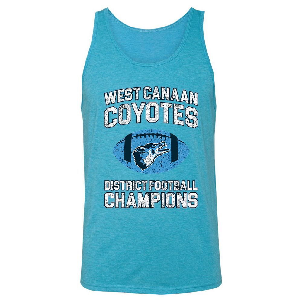 Unisex Jersey Tank - KDCFEAEH - Aqua Triblend - 3