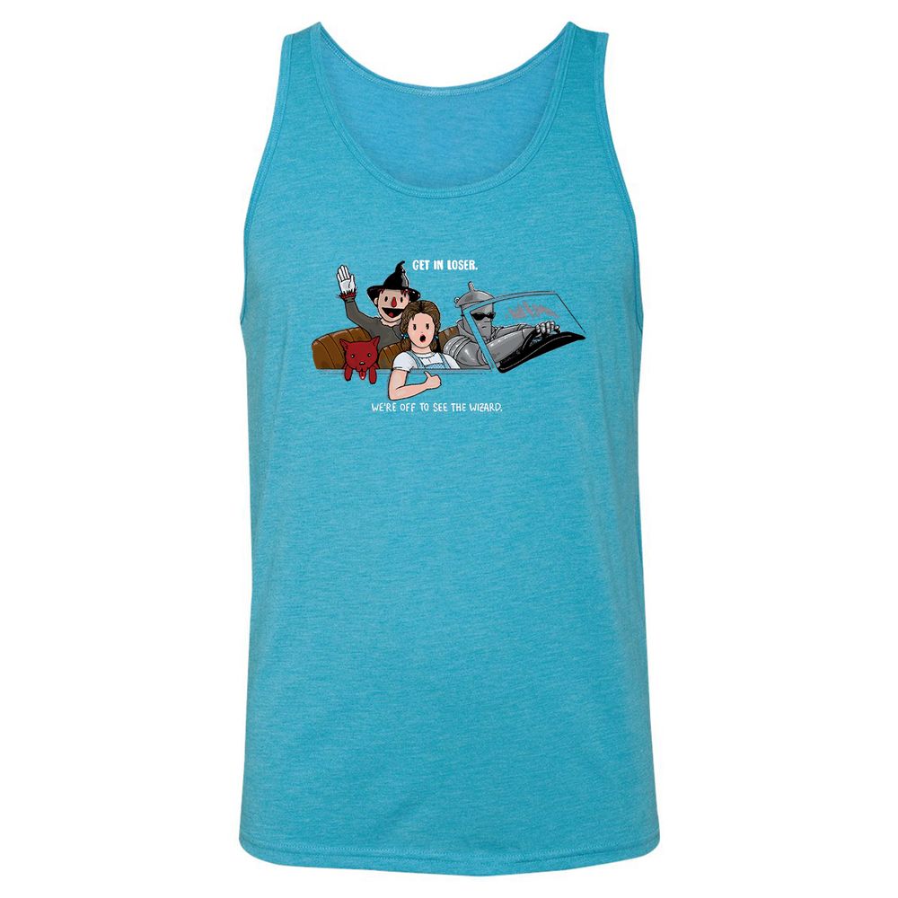 Unisex Jersey Tank - CJRHX37L - Aqua Triblend - 3