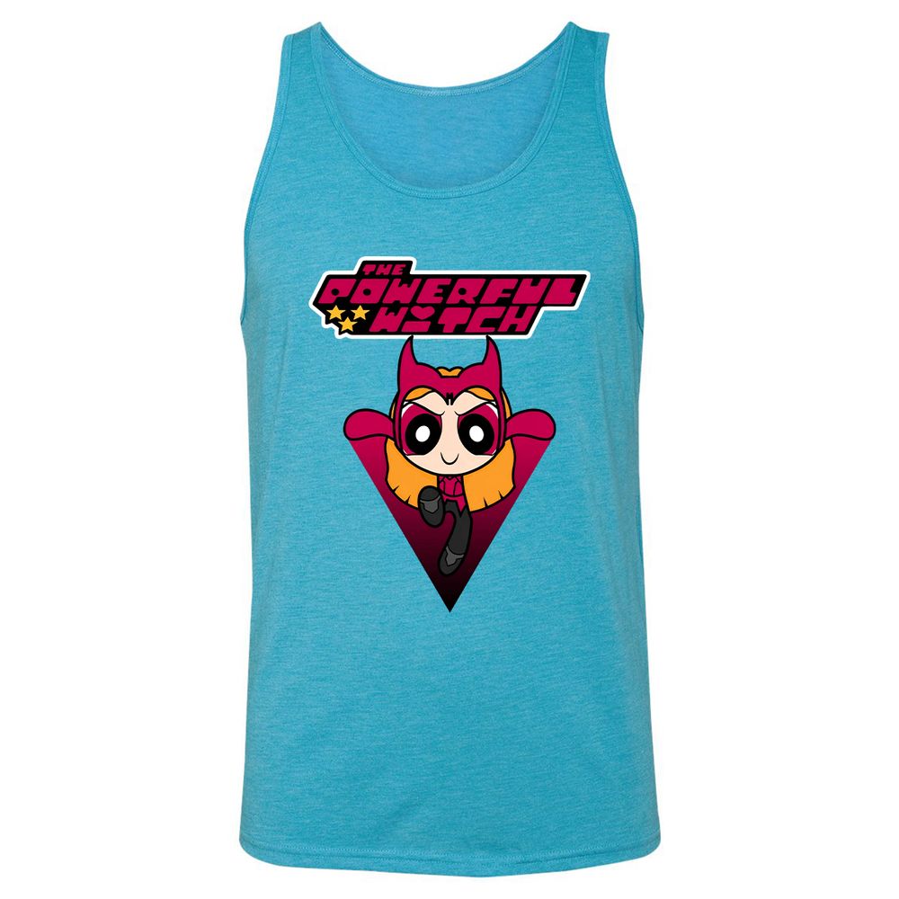 Unisex Jersey Tank - 9L5S8KL1 - Aqua Triblend - 3