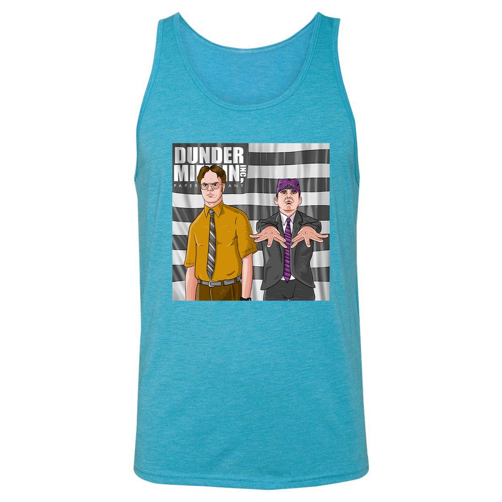 Unisex Jersey Tank - EX6RDTJ9 - Aqua Triblend - 3