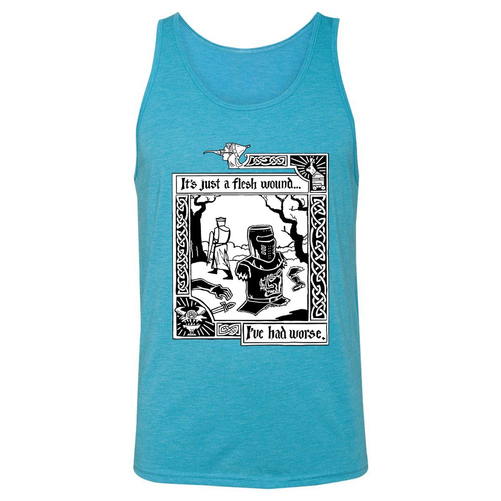 Unisex Jersey Tank - X3N37EAS - Aqua Triblend - 3