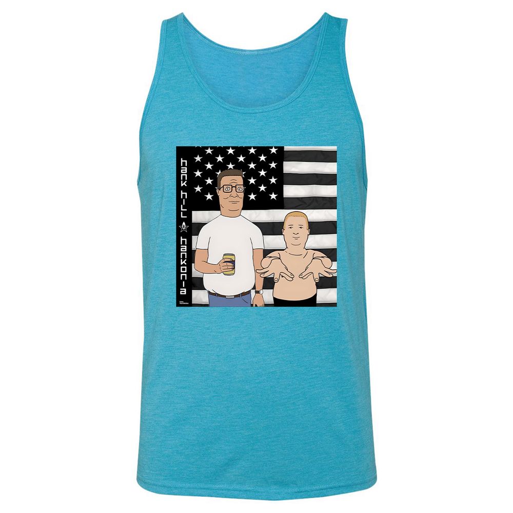 Unisex Jersey Tank - UWDT4WCR - Aqua Triblend - 3