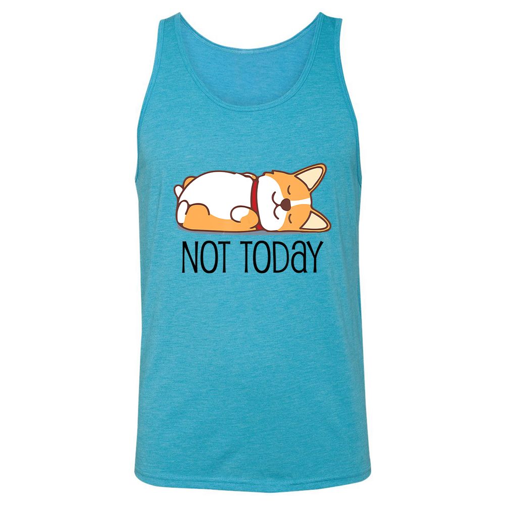 Unisex Jersey Tank - HN2GJTAE - Aqua Triblend - 3