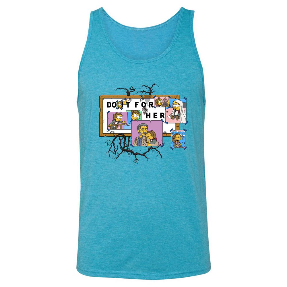 Unisex Jersey Tank - G55RDMD3 - Aqua Triblend - 3
