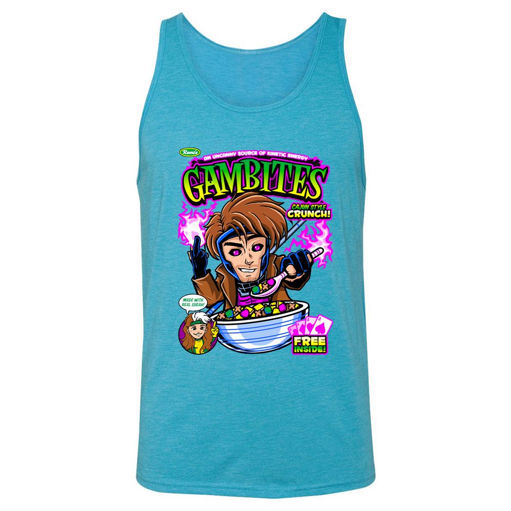 Unisex Jersey Tank - TL6B14FV - Aqua Triblend - 3