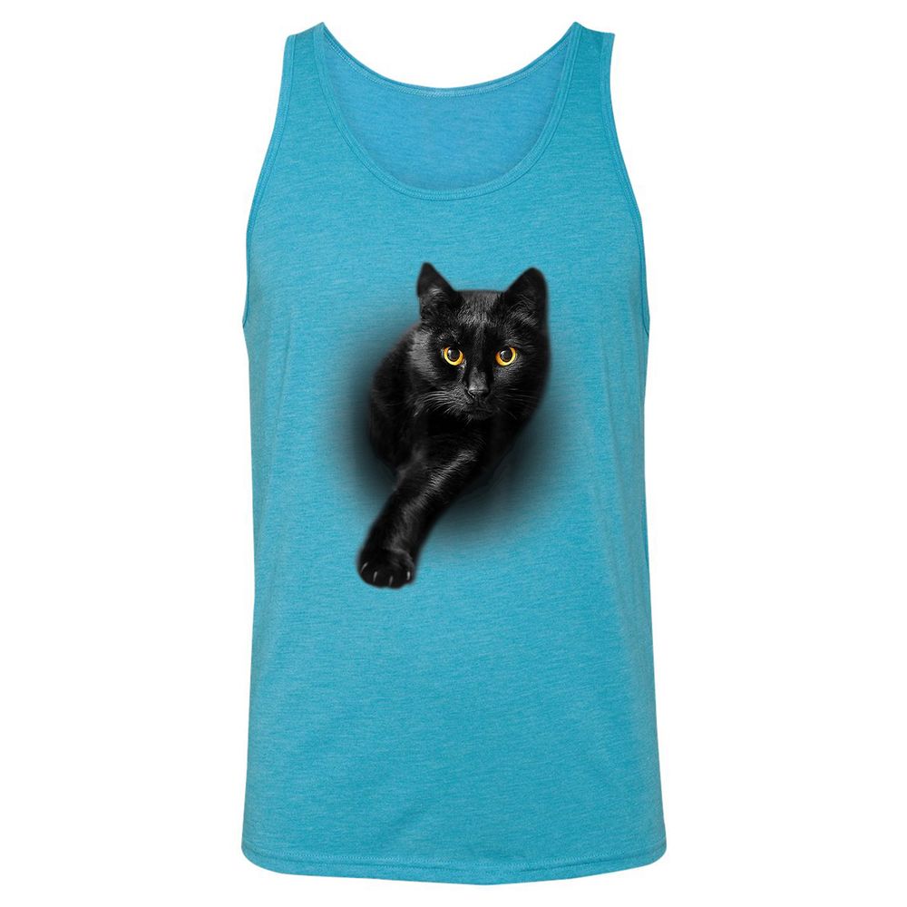 Unisex Jersey Tank - SNBVED7B - Aqua Triblend - 3