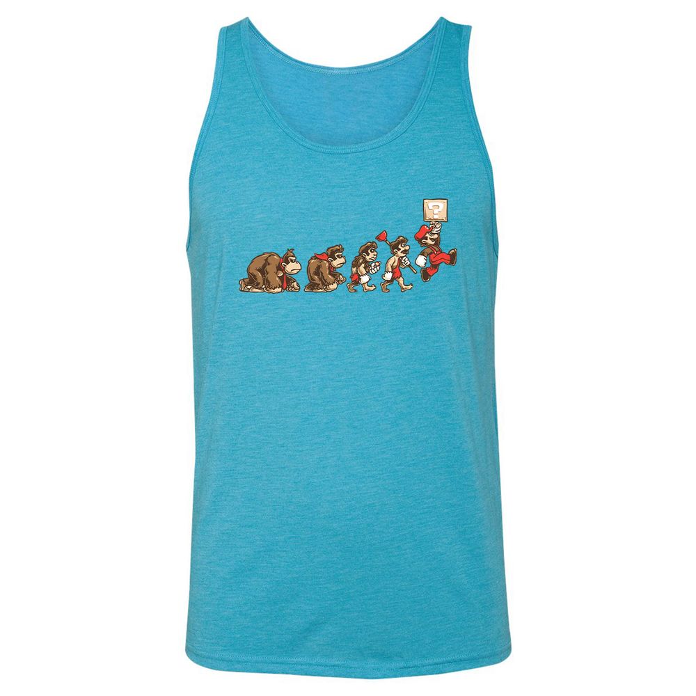 Unisex Jersey Tank - M66B1N1L - Aqua Triblend - 3