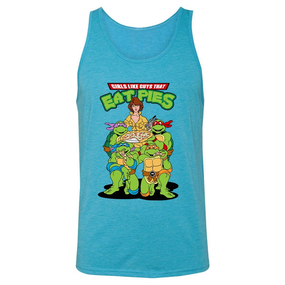 Unisex Jersey Tank - 2HYET3YW - Aqua Triblend - 3