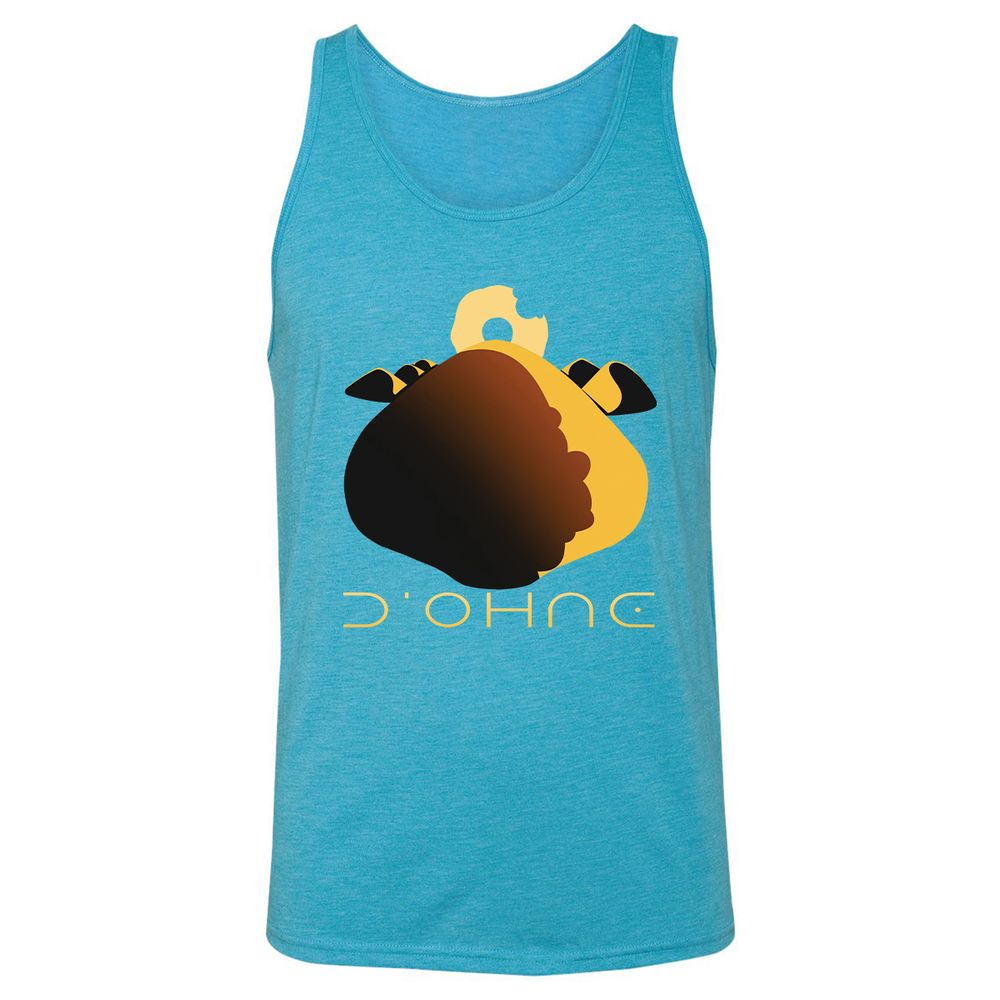 Unisex Jersey Tank - D26DFLYE - Aqua Triblend - 3