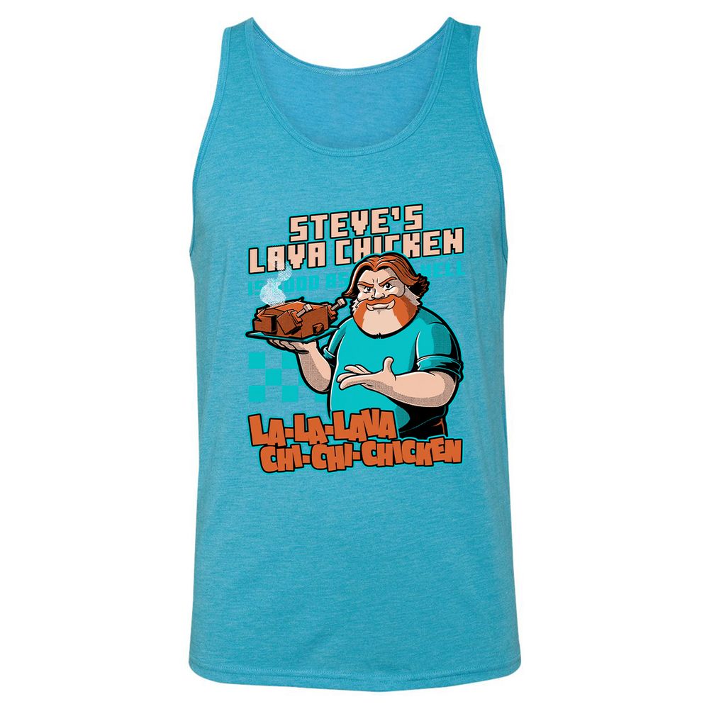 Unisex Jersey Tank - HTX6CZ48 - Aqua Triblend - 3