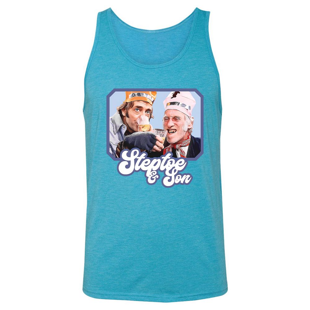 Unisex Jersey Tank - 1QP3DBAN - Aqua Triblend - 3