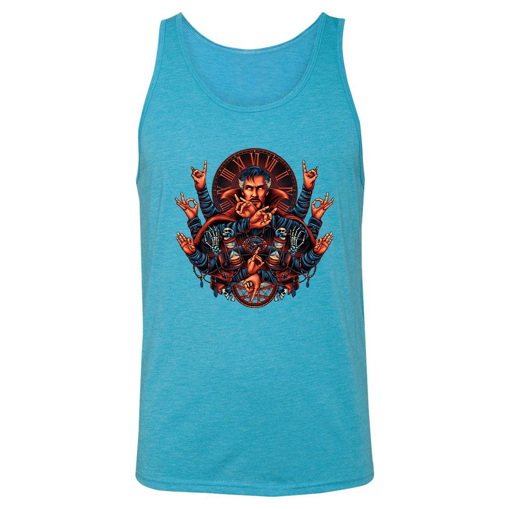Unisex Jersey Tank - S6CKFPU9 - Aqua Triblend - 3