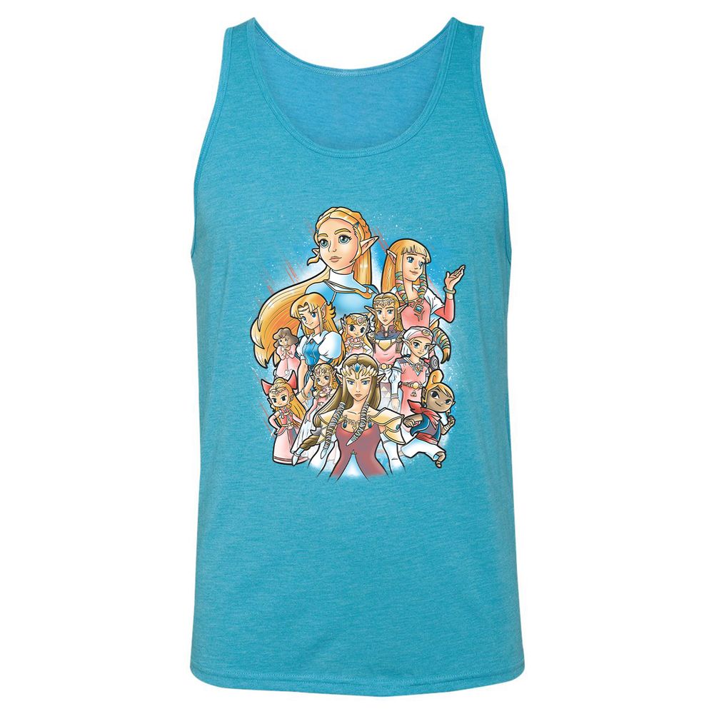 Unisex Jersey Tank - WRRFSRF9 - Aqua Triblend - 3
