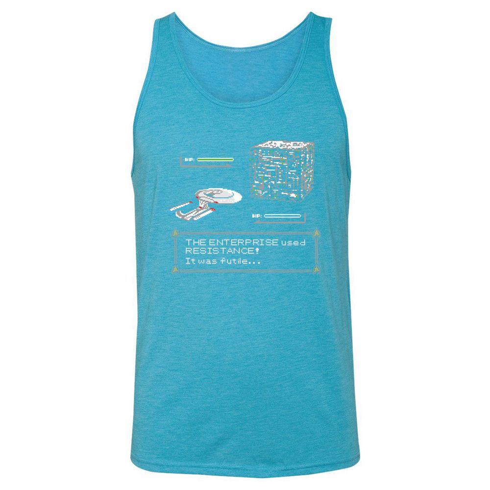 Unisex Jersey Tank - 5RRKCYSK - Aqua Triblend - 3
