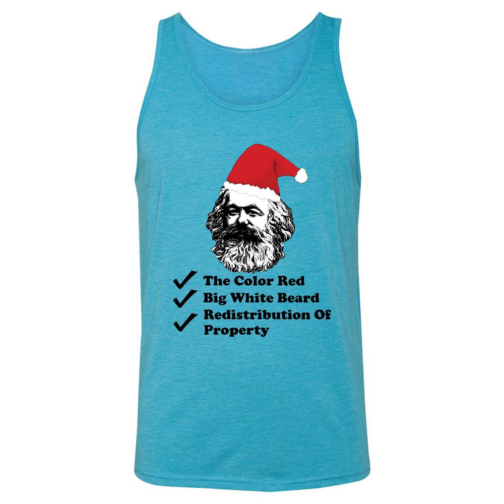 Unisex Jersey Tank - RCF68LYU - Aqua Triblend - 3