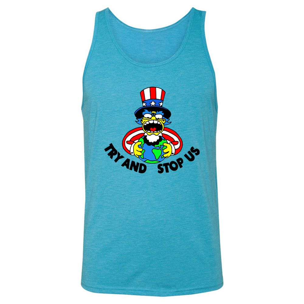 Unisex Jersey Tank - 5T2LZ1CW - Aqua Triblend - 3