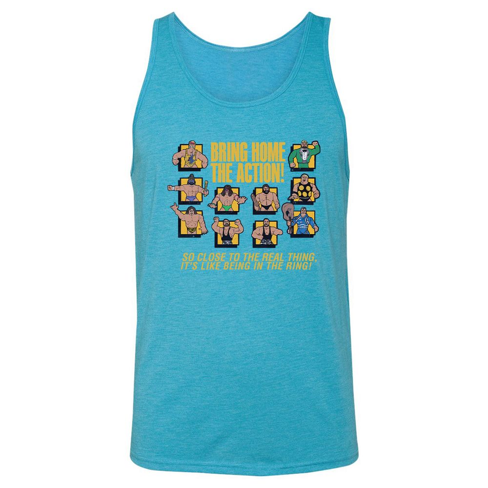 Unisex Jersey Tank - THQS1RQX - Aqua Triblend - 3