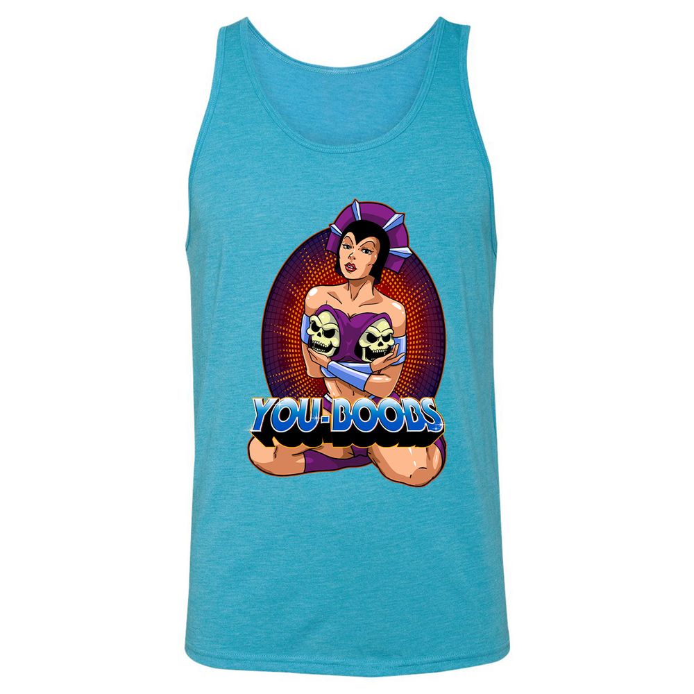 Unisex Jersey Tank - SQB6EZST - Aqua Triblend - 3