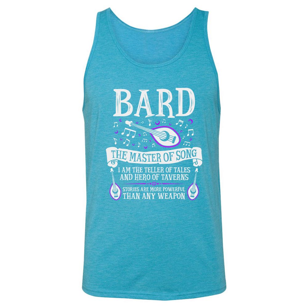 Unisex Jersey Tank - XWDNL3YW - Aqua Triblend - 3