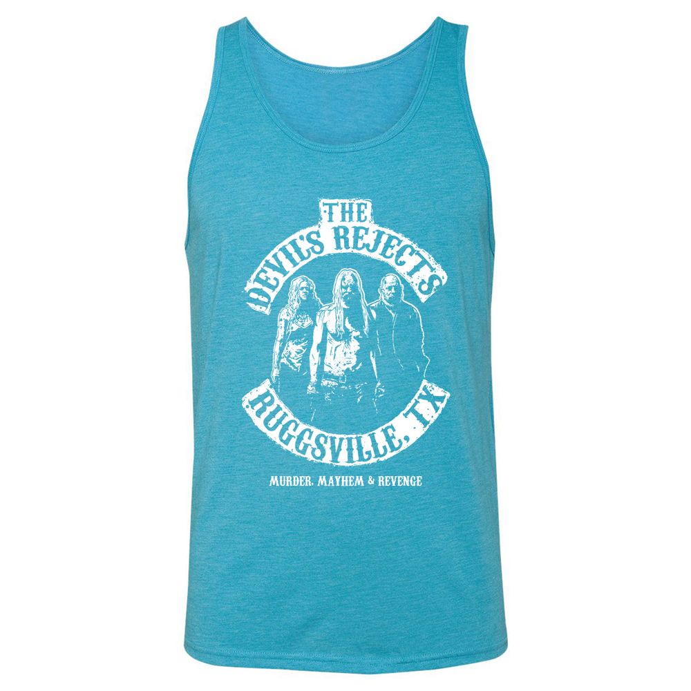 Unisex Jersey Tank - XQCLYQLY - Aqua Triblend - 3