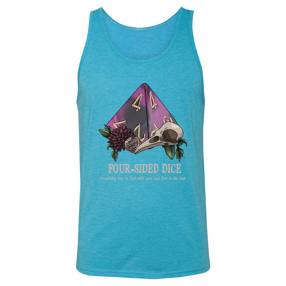 Unisex Jersey Tank - KM7VD9AD - Aqua Triblend - 3