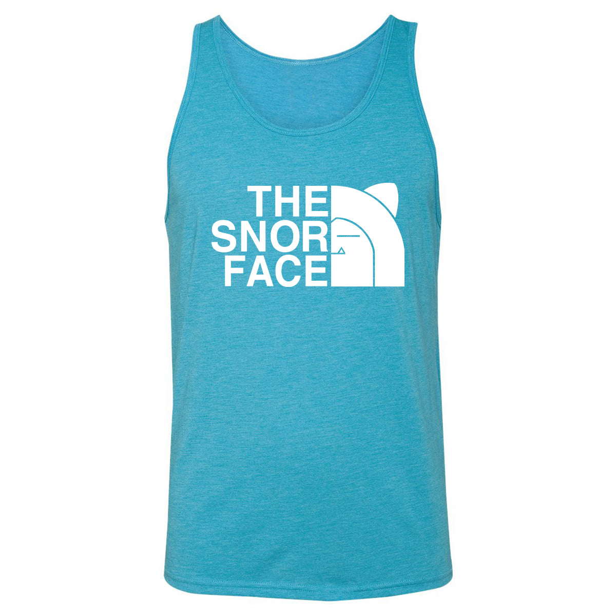 Unisex Jersey Tank - V6NJ3LT9 - Aqua Triblend - 3