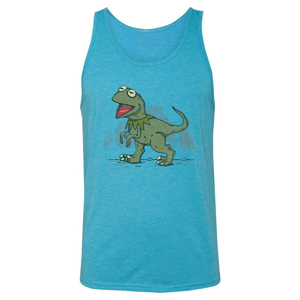 Unisex Jersey Tank - KNTKSKSX - Aqua Triblend - 3