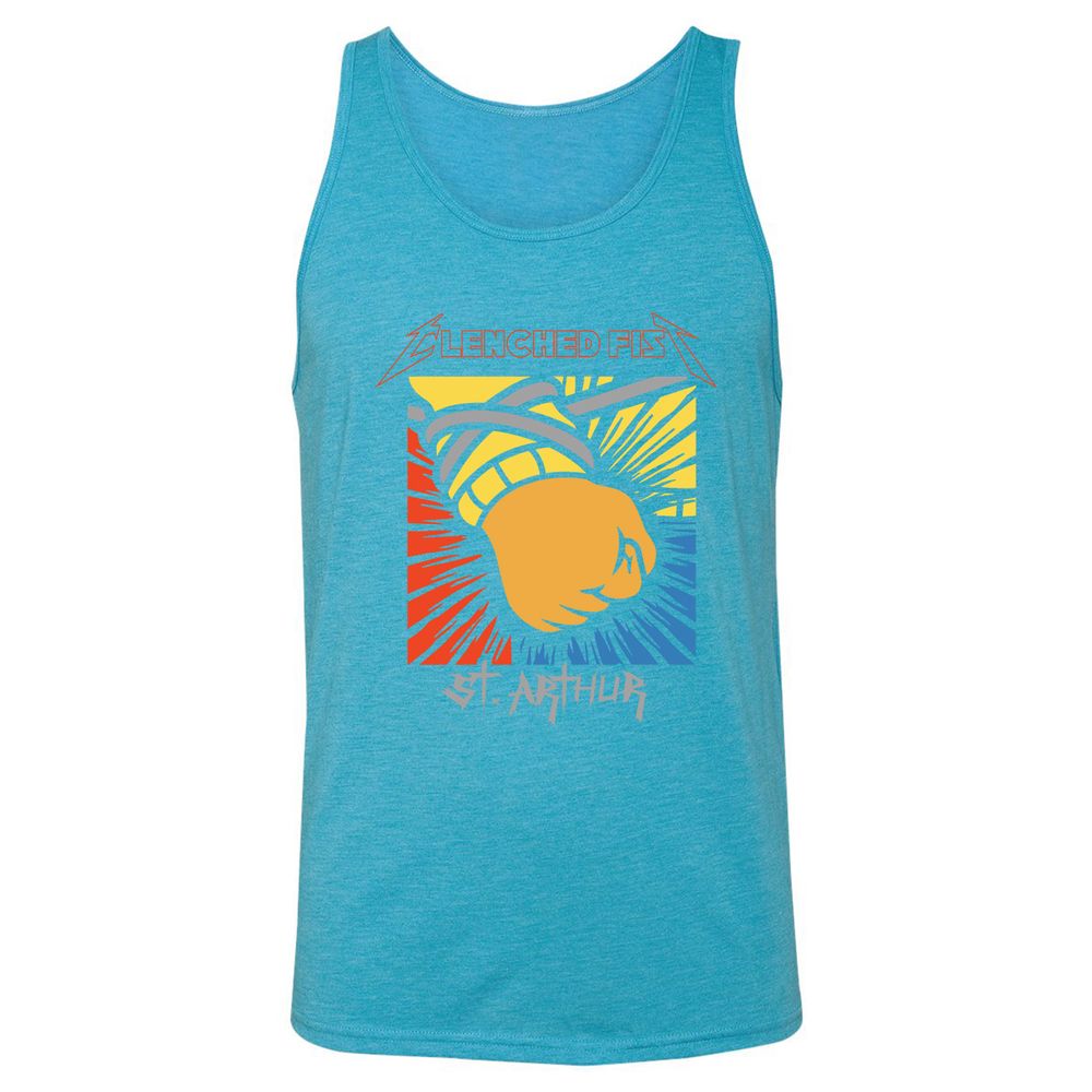 Unisex Jersey Tank - YLYNVTSF - Aqua Triblend - 3