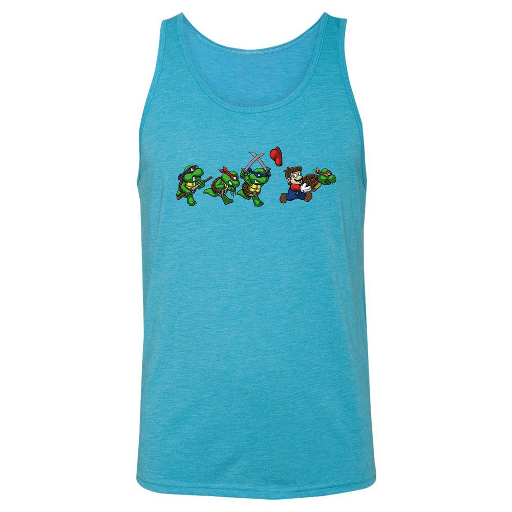 Unisex Jersey Tank - 5ZU2G95U - Aqua Triblend - 3