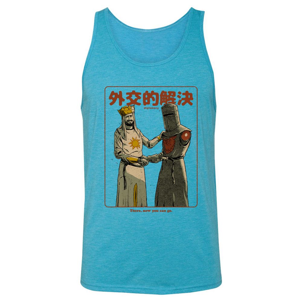 Unisex Jersey Tank - 65BQHTHV - Aqua Triblend - 3