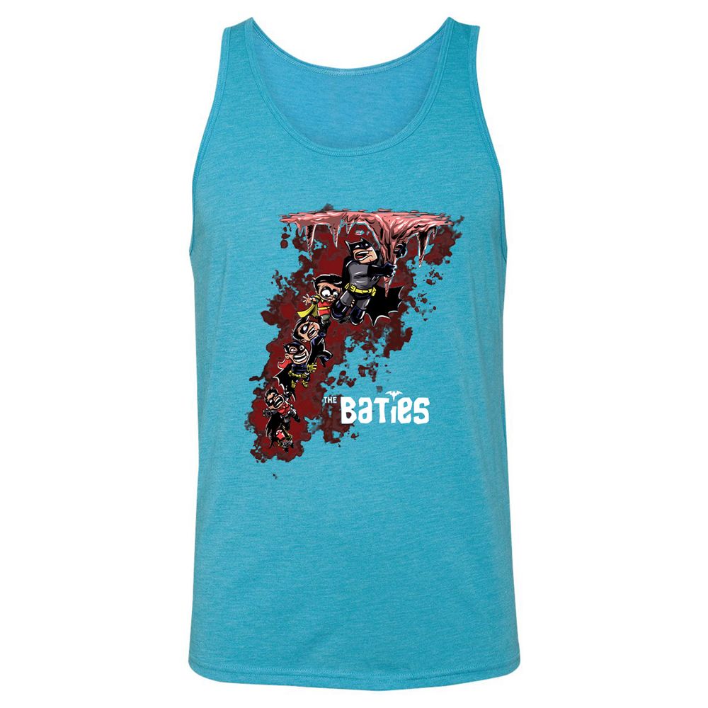 Unisex Jersey Tank - 1WDG6278 - Aqua Triblend - 3