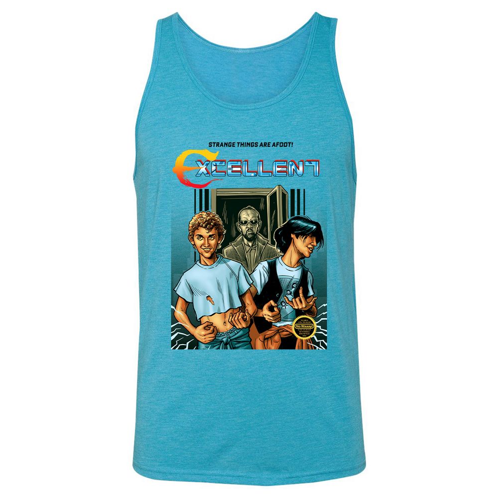 Unisex Jersey Tank - HTXVWFKT - Aqua Triblend - 3