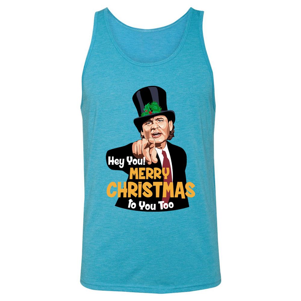 Unisex Jersey Tank - LA5W9H5C - Aqua Triblend - 3