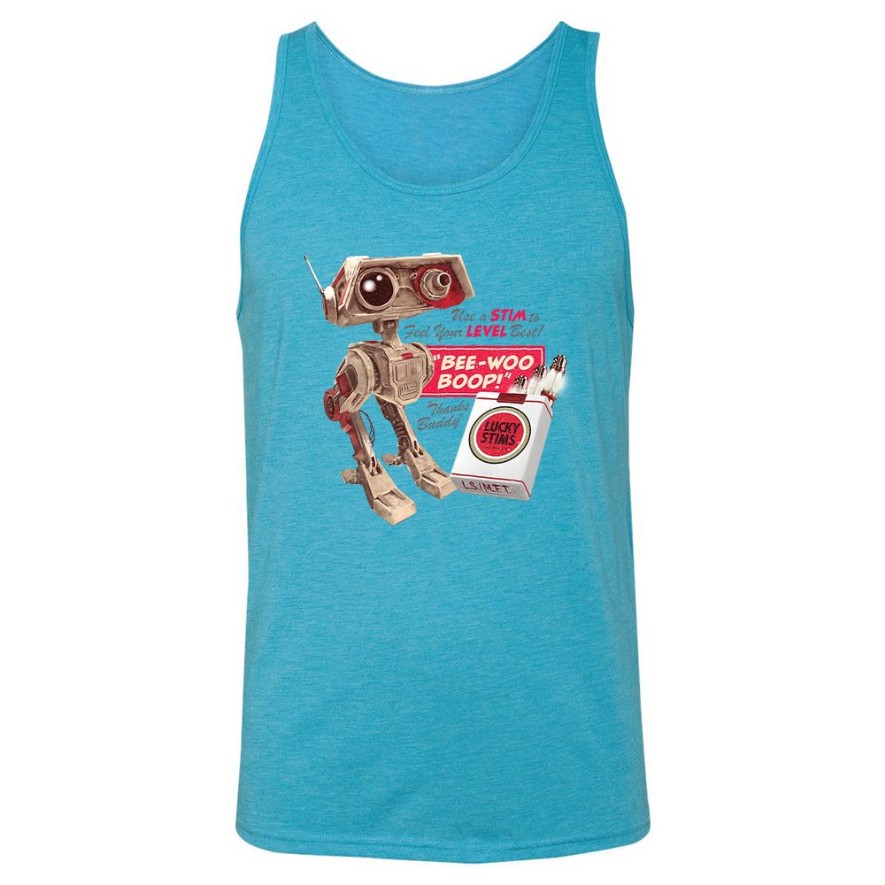 Unisex Jersey Tank - 91ZDDTXQ - Aqua Triblend - 3