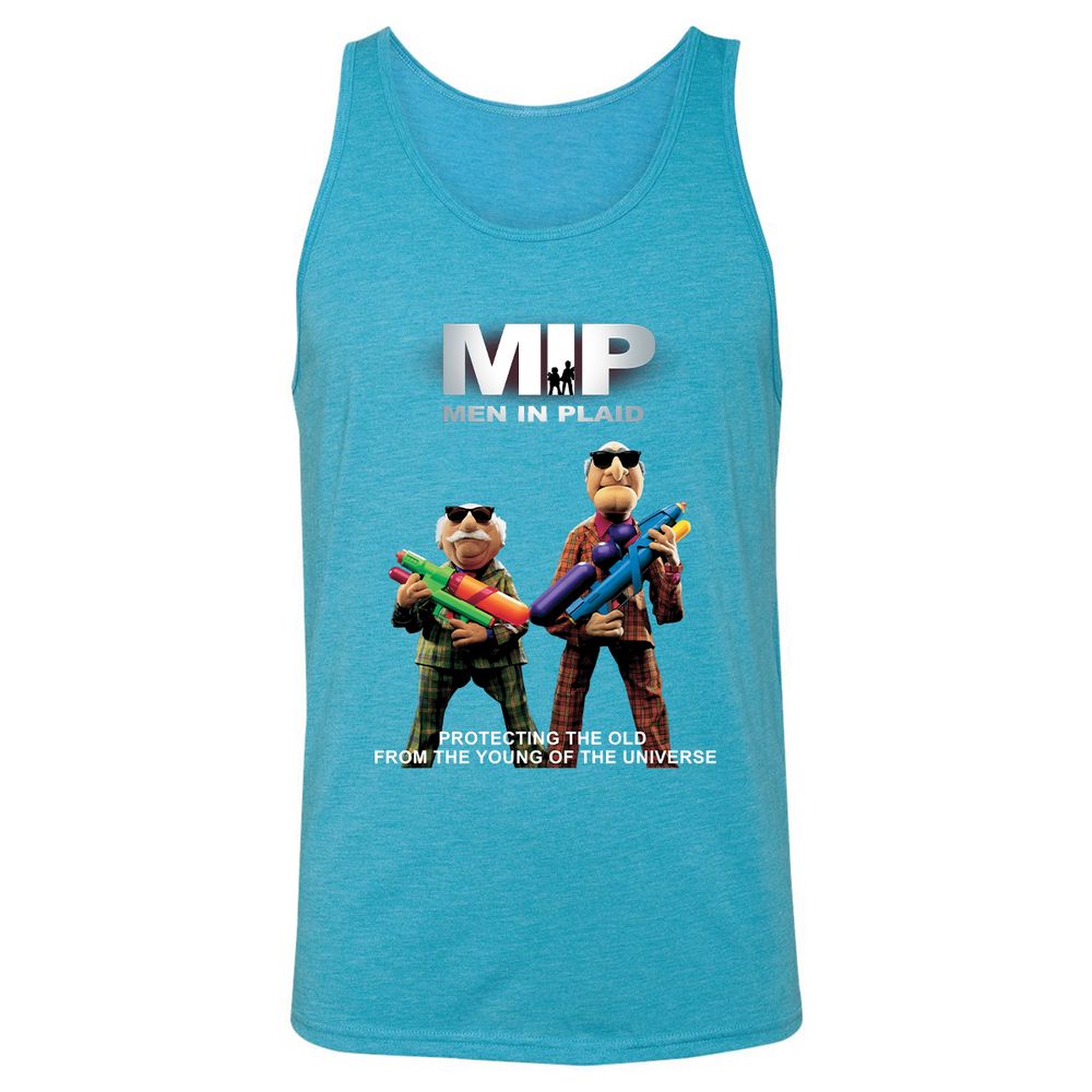 Unisex Jersey Tank - UWVT1Y8B - Aqua Triblend - 3