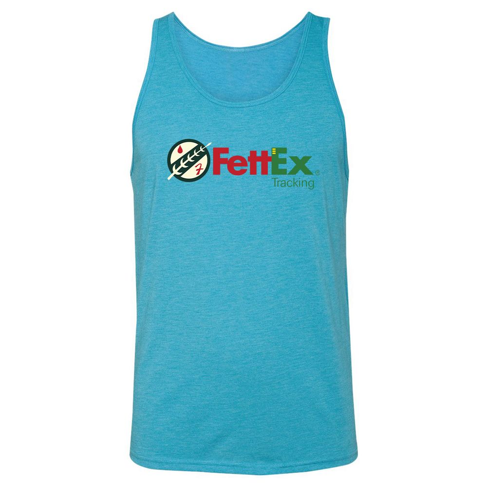 Unisex Jersey Tank - XFZR6U7Y - Aqua Triblend - 3