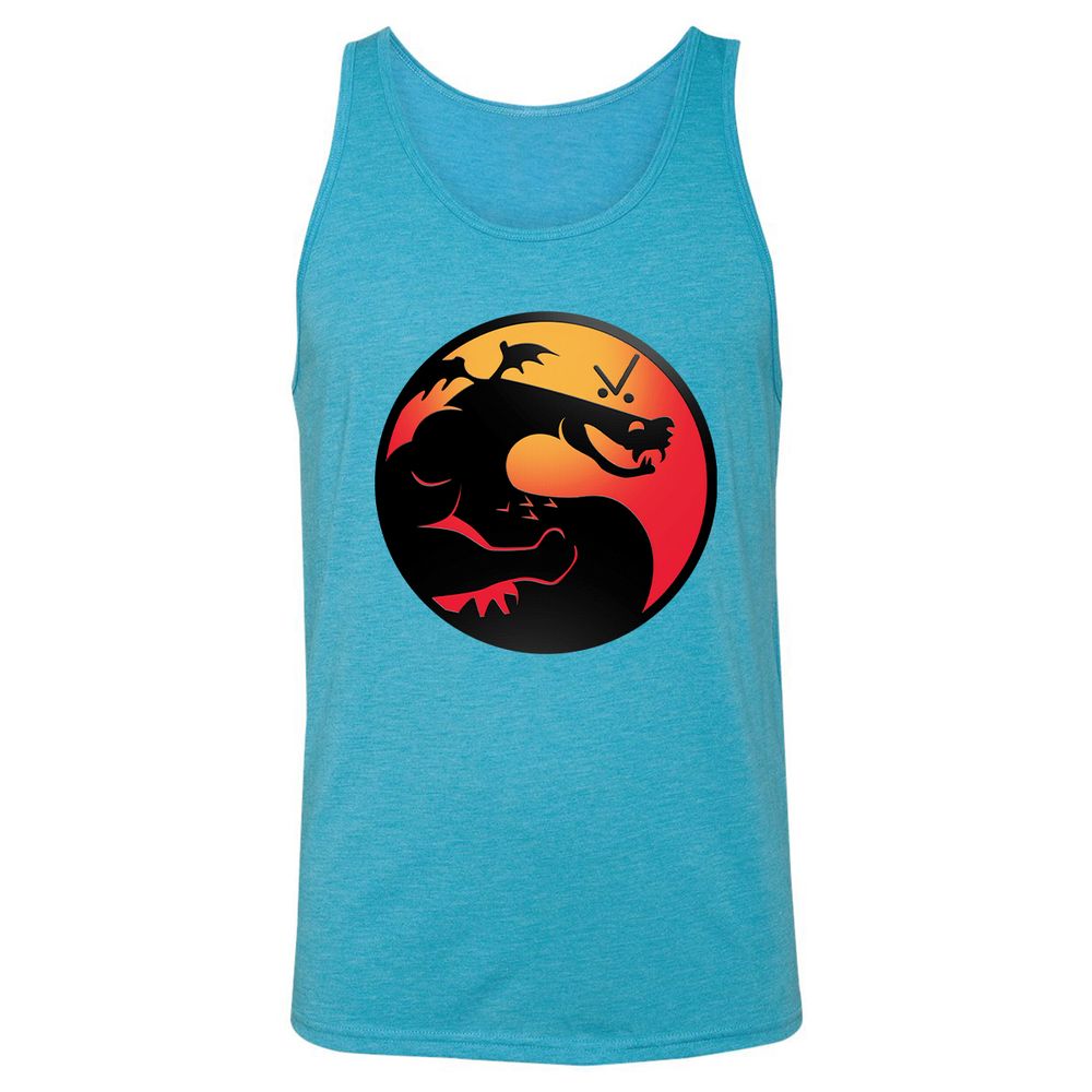 Unisex Jersey Tank - 7ZEFHNQB - Aqua Triblend - 3